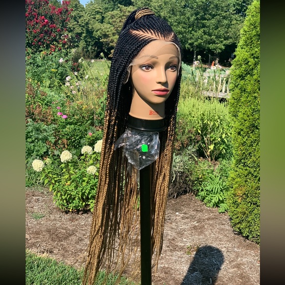 COPY - Feed-in Handmade Braided Lace Wig - Picture 2 of 5